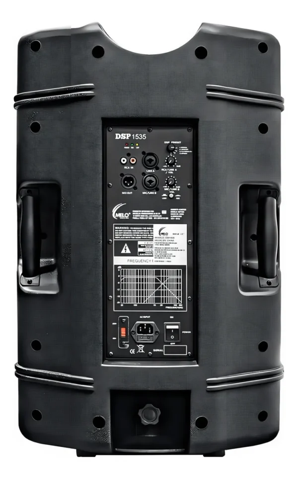 Bafle Melo DSP1535 Activo 15" 400 W Negra 115V