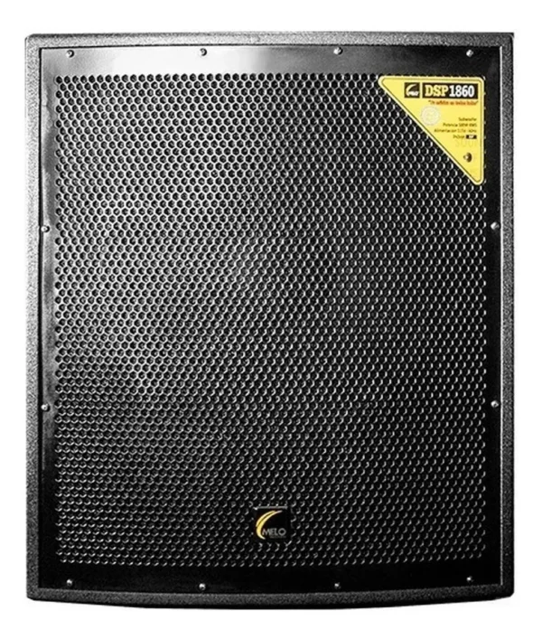 Subwoofer Melo DSP1860 Amplificado 18" 1000 W