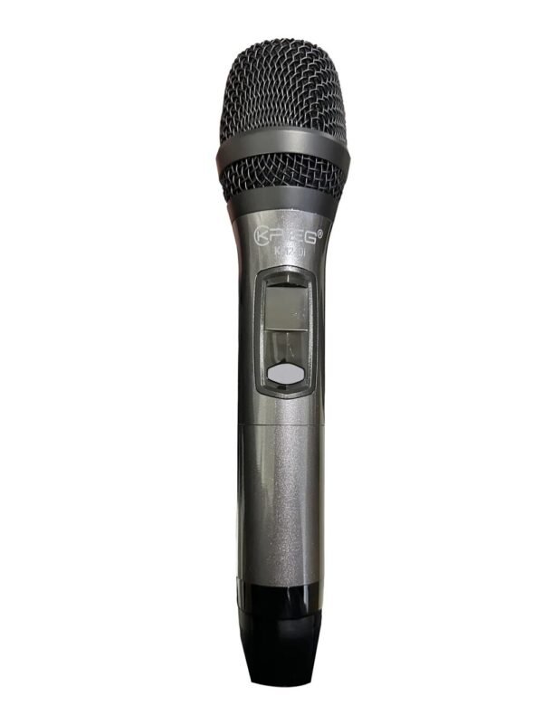 Sistema De Micrófono Krieg KM-24Di De Mano UHF c/estuche Negro