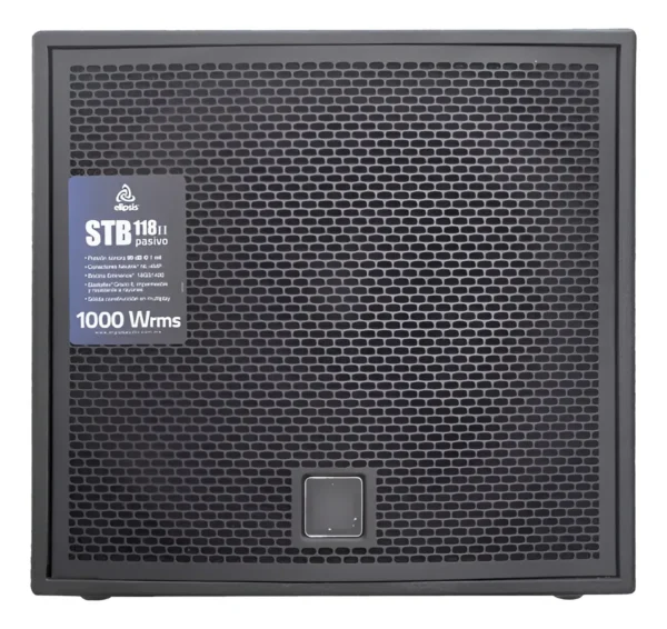 Subwoofer Elipsis STB-118P 18" 1000W RMS