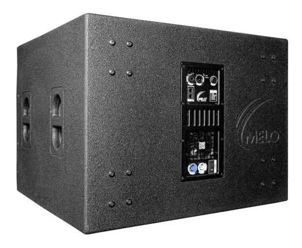 Subwoofer Melo MATCH 118 Amplificado 18" 1000 W RMS Clase D