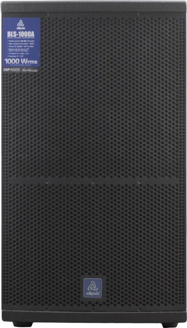 Subwwofer Elipsis BLS-1000A negra de 2000wrms