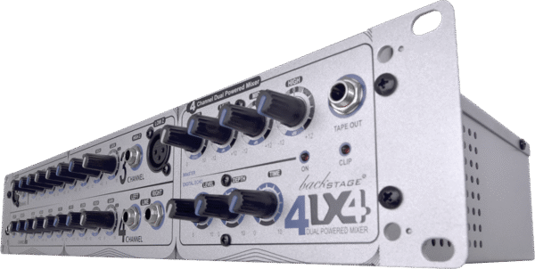 Amplificador Con Mezcladora Backstage 4LX4 Blanco 400 W