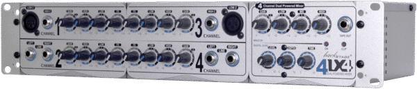 Amplificador Con Mezcladora Backstage 4LX4 Blanco 400 W