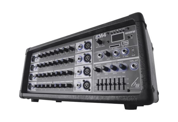 Consola Amplificada Backstage 8m4 Usb, 8 Canales