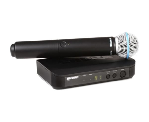 Sistema Inalámbríco Shure BLX24/B58 con Micrófono de Mano