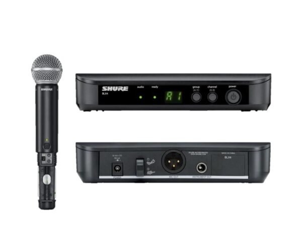Sistema Inalámbríco Shure BLX24/B58 con Micrófono de Mano