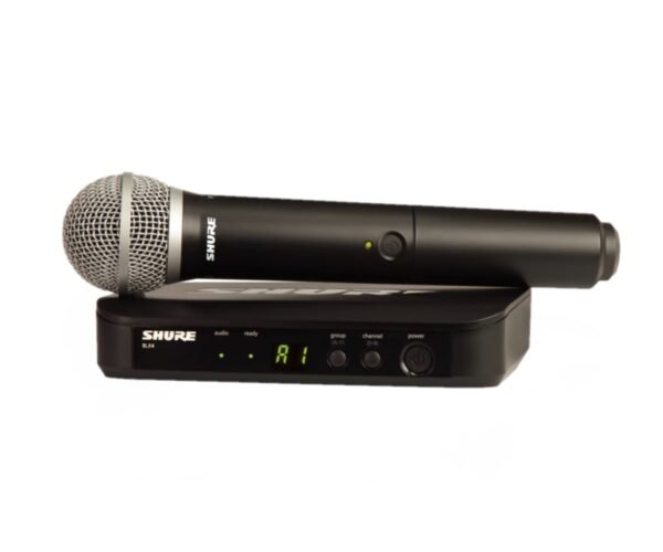 Sistema Inalámbrico Shure BLX24/PG58 Micrófono de mano Dinámico Cardioide