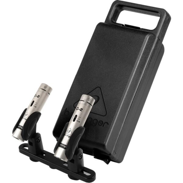 Par de Micrófonos Behringer C-2 Condensador Cardioide Color Plateado