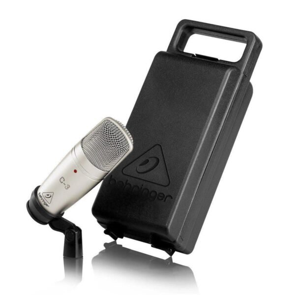 Micrófono Behringer C-3 Condensador,Cardioide Color Plateado