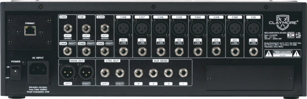 Mezcladora Claymore CLY-14.2 Digital De Rack