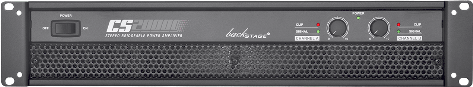 Amplificador CS-20000 2 Canales 2 Ohms Color Negro Potencia De Salida Rms 2000W