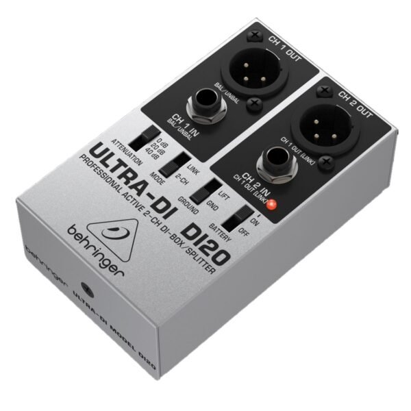 Caja Directa Para Audio Behringer DI20 Activa 2 Canales