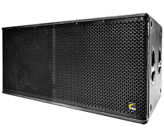 Subwoofer Melo DSP28 PRO Amplificado 2x18" 1350 W RMS