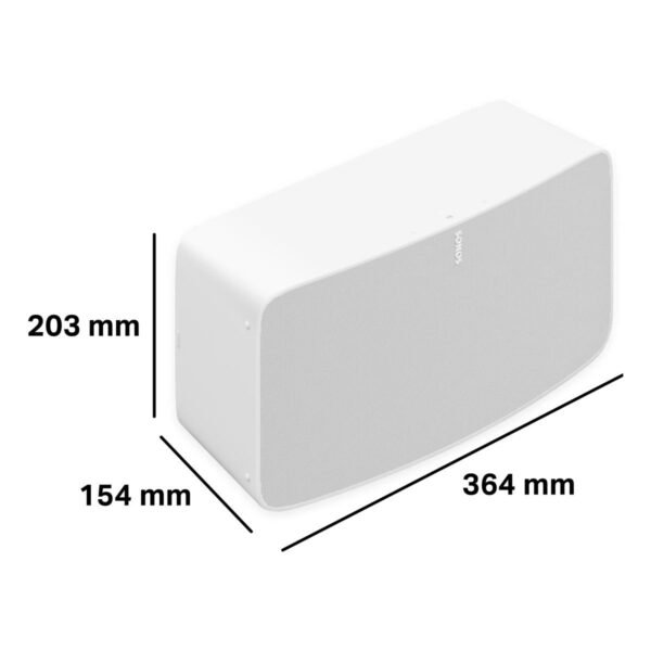 Bocina Inteligente Sonos FIVE-W Blanco software Trueplay Air
