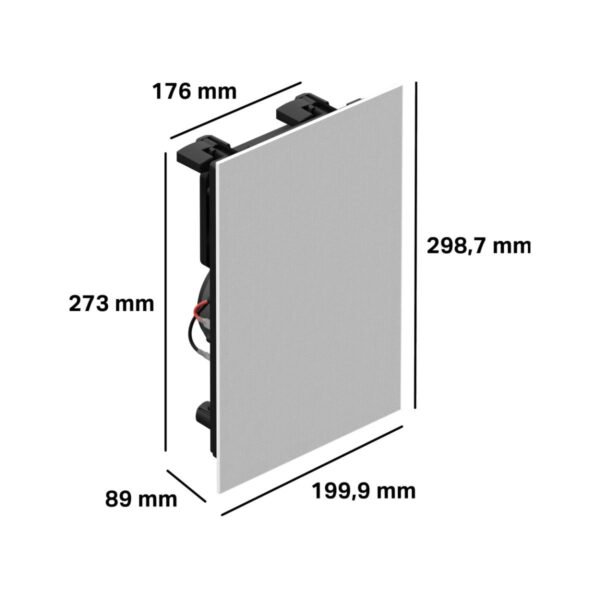 Bocinas Pasivos Sonos IN-WALL Blanco 1 Par para Pared rectangular