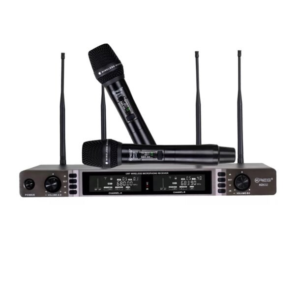 Microfono Inalambrico Krieg Kd-632 Frecuencia 660mhz-690mhz