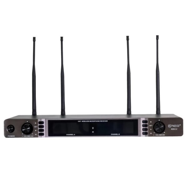 Microfono Inalambrico Krieg Kd-632 Frecuencia 660mhz-690mhz