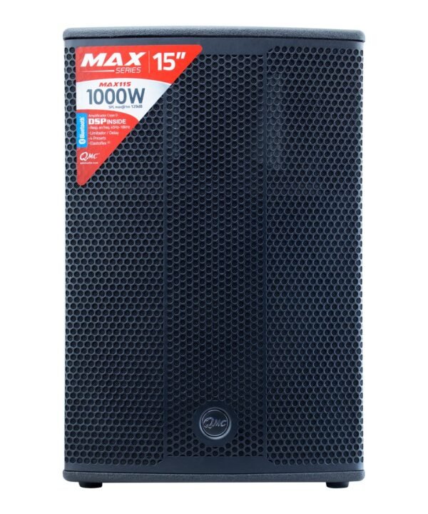 Max-115 Amplificado Mini Concert Qmc 1x15 Activo, Con Dsp Negro