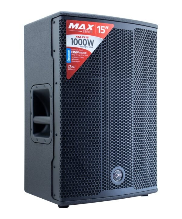 Max-115 Amplificado Mini Concert Qmc 1x15 Activo, Con Dsp Negro