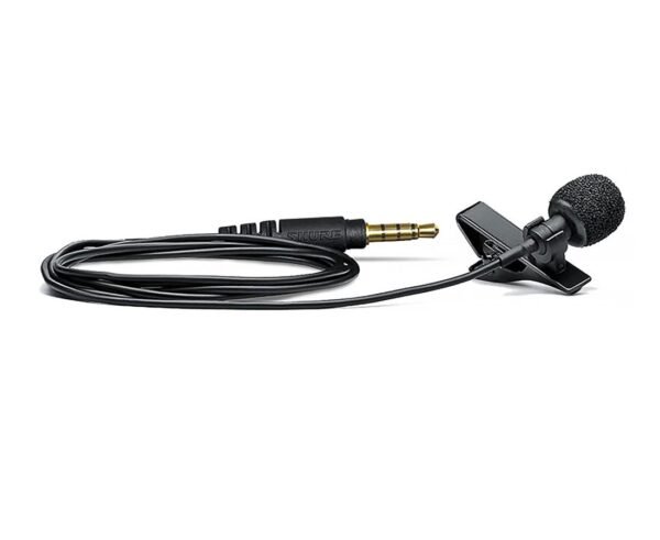 Micrófono de Solapa Shure MVL-3.5MM Condensador uso con dispositivos portátiles