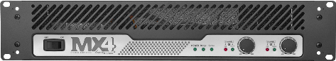 Amplificador Profesional Backstage Mx-4 De 400 Watts Rms 