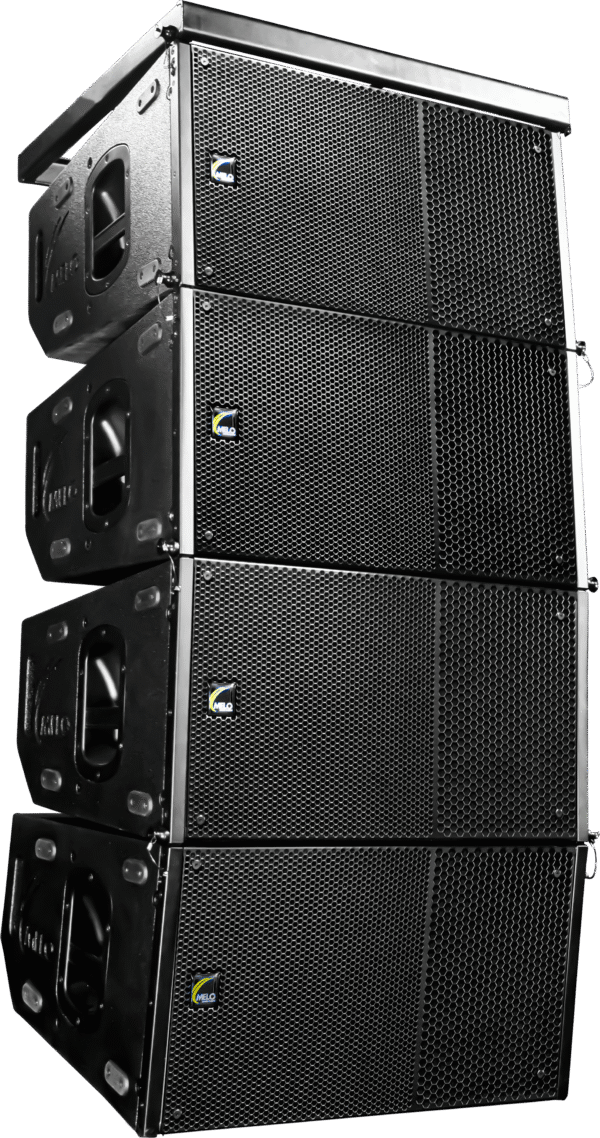 Caja lineal Melo MATCH 112 Amplificado 12" 1000 W RMS 2 Vías DSP