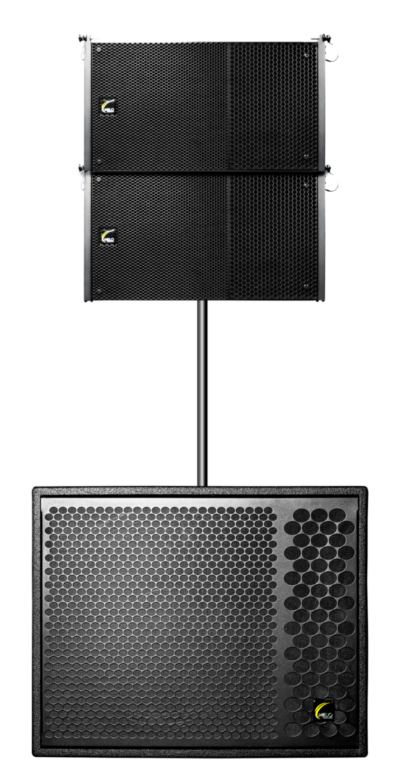 Caja lineal Melo MATCH 112 Amplificado 12" 1000 W RMS 2 Vías DSP