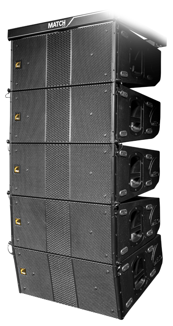 Altavoz lineal Melo MATCH 210 Activo 2x10" 700 W RMS DSP