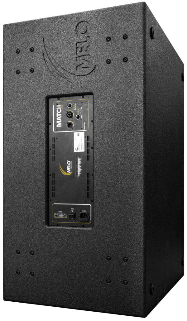 Subwoofer Melo MATCH 218 Amplificado 2x18" 1500 W RMS Clase D