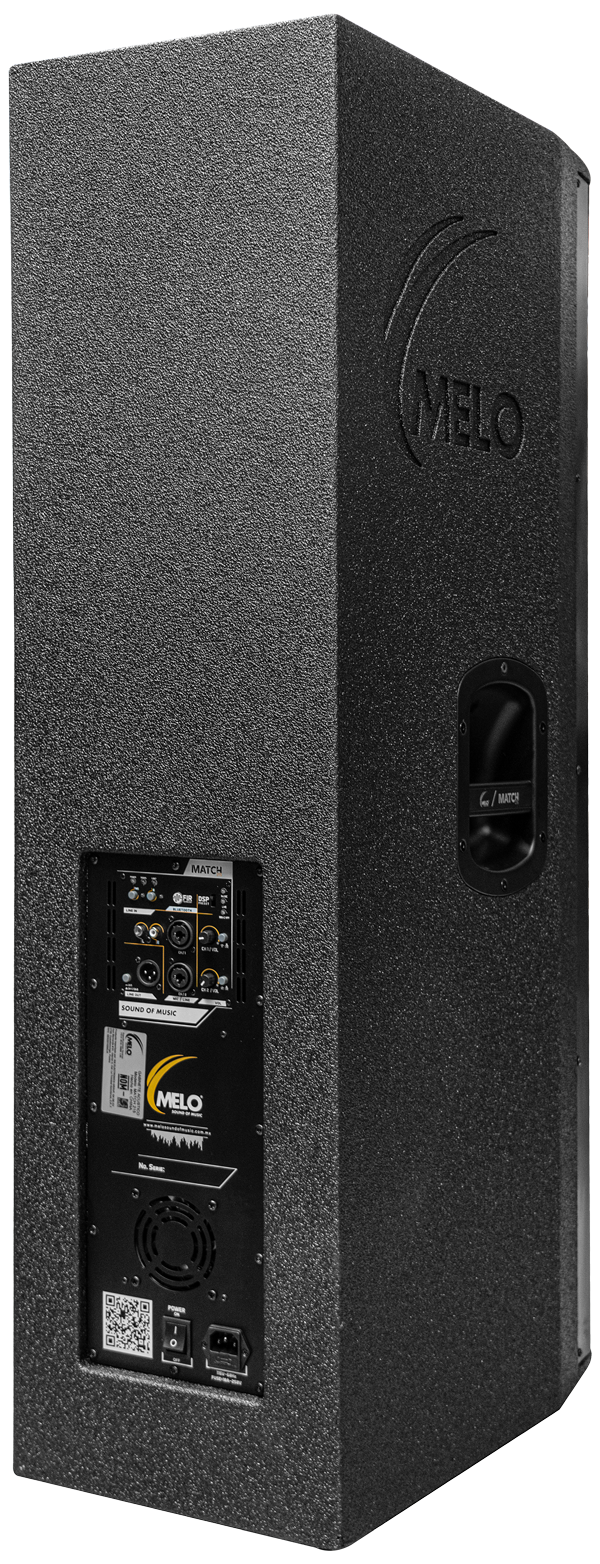 Bafle Melo MATCH 215 Activo 2x15" 1300 W Bluetooth TWS 133 dB