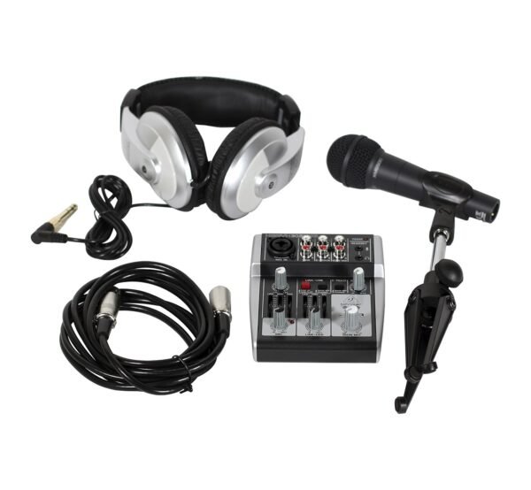 Sistema de grabación Podcast Behringer PODCASTUDIO2 USB con mezclador usb