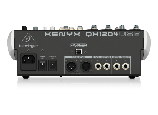 Mezcladora análoga Behringer Xenyx QX1204USB 12 Canales Con Efectos
