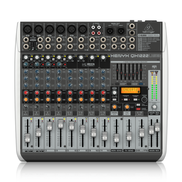 Mezcladora análoga Behringer Xenyx QX1222USB 16 Canales Con Efectos