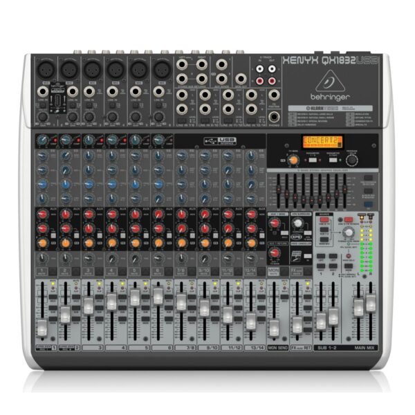 Mezcladora análoga Behringer Xenyx QX1832USB 14 Canales Con Efectos