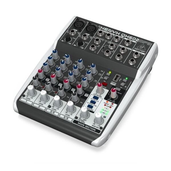 Mezcladora análoga Behringer Xenyx QX602MP3  6 Canales Con Efectos