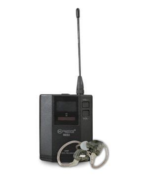 Body pack REC-6 In Ear Compatible Con Tr-60 (630-660 Mhz) Color Negro