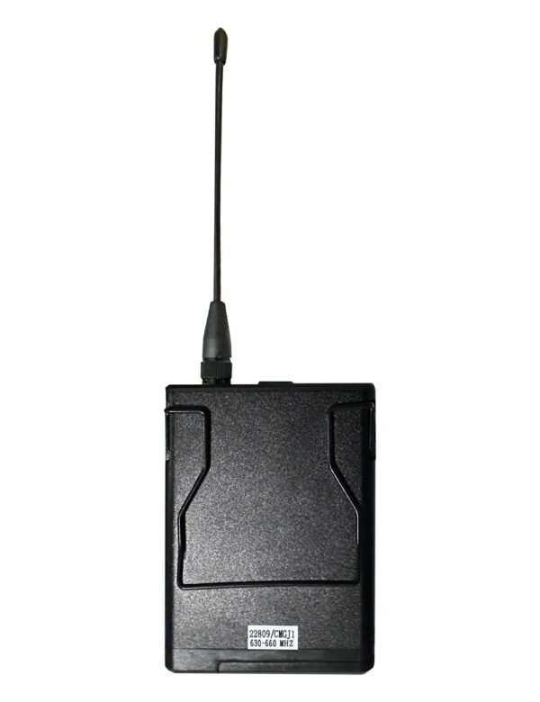 Body pack REC-6 In Ear Compatible Con Tr-60 (630-660 Mhz) Color Negro