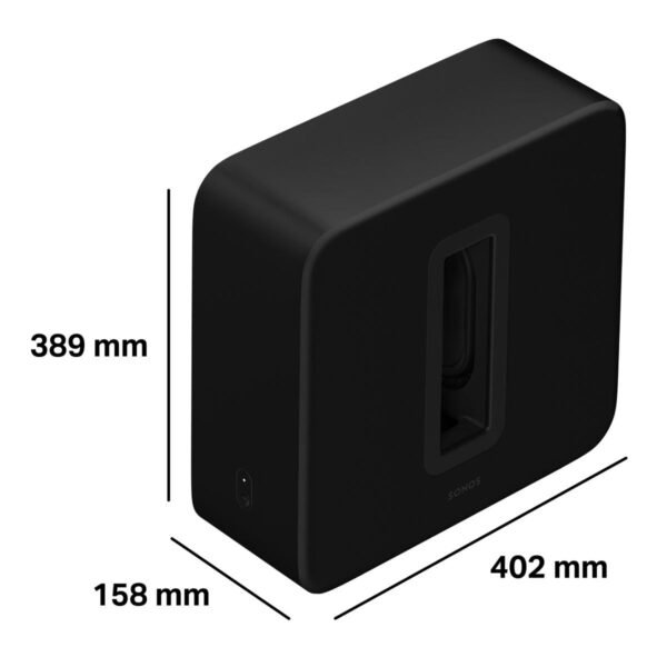 Subwoofer Sonos SUB GEN4 BLACK Inalambrico Wifi Negro