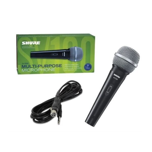 Micrófono Shure SV100 Dinámico Cardioide Y Unidireccional