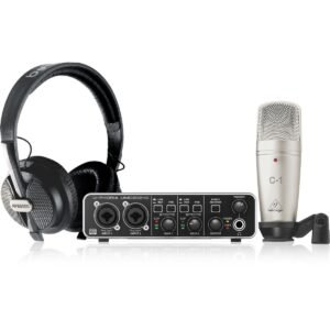 Sistema de grabación Behringer U-PHORIA STUDIO PRO con interfaz umc202hd