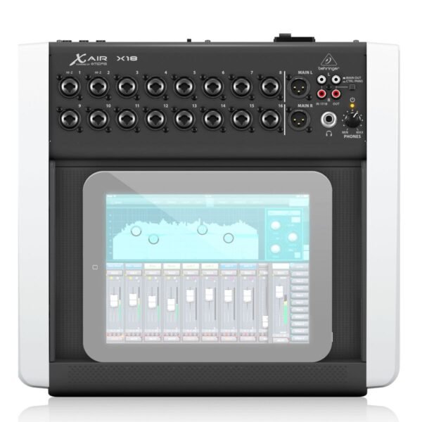 Mezcladora digital Behringer X18 18 canales, 12 Buses p/tablets android/ipad Canales Con Efectos