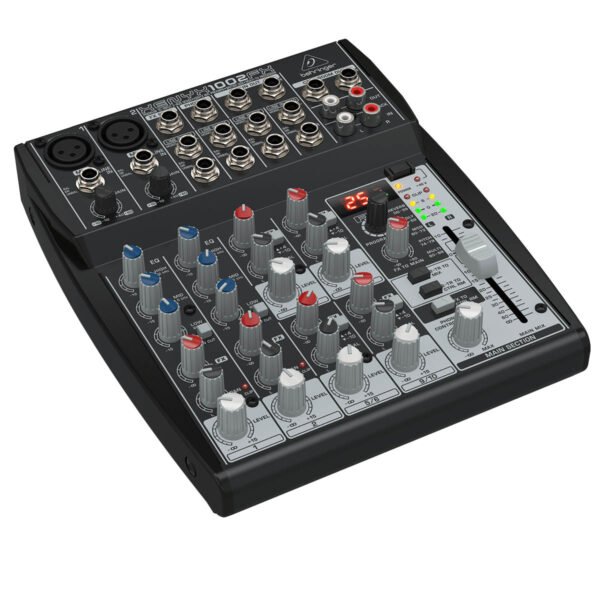Mezcladora análoga Behringer Xenyx 1002SFX 4 Canales, interfaz de transmisión USB