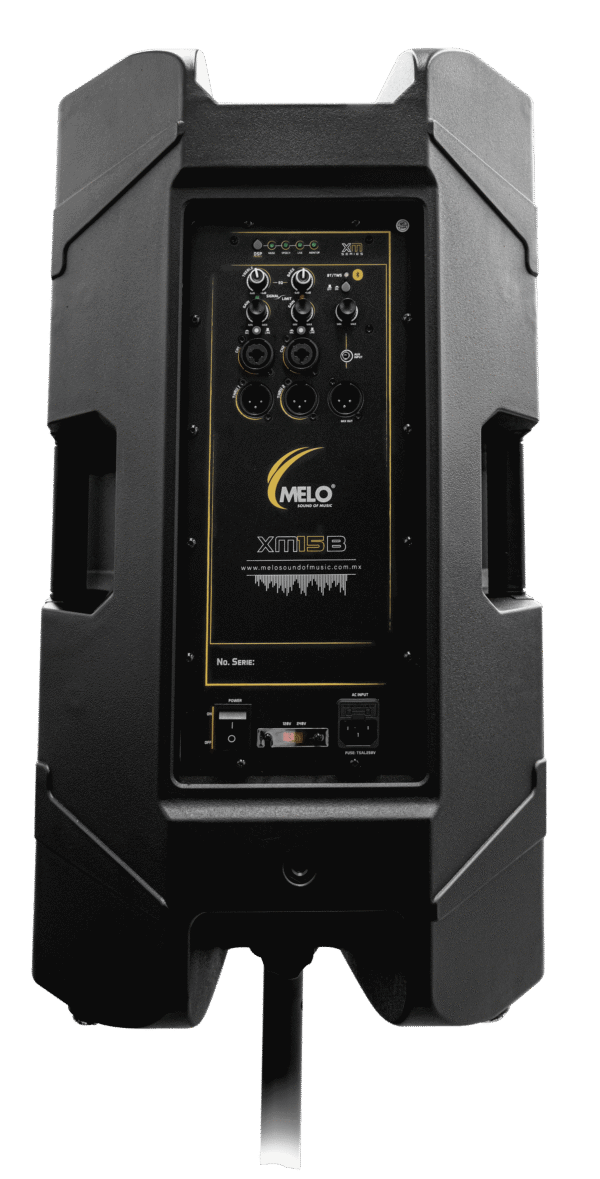 Bafle Melo XM15B Activo 15" 800 W RMS 132 dB Bluetooth TWS