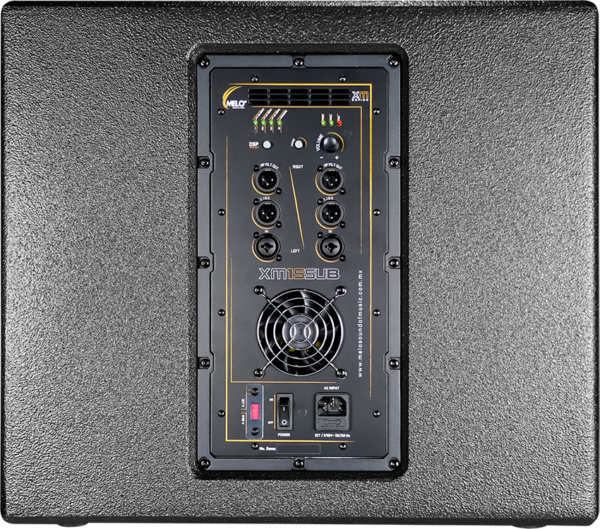 Subwoofer Melo XM15SUB Amplificado 15" 600 W RMS Clase D